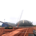 LF Structure en acier Cadre d&#39;espace Construction de toit Dome Clinker Silo Coal Storage Hangar Conception